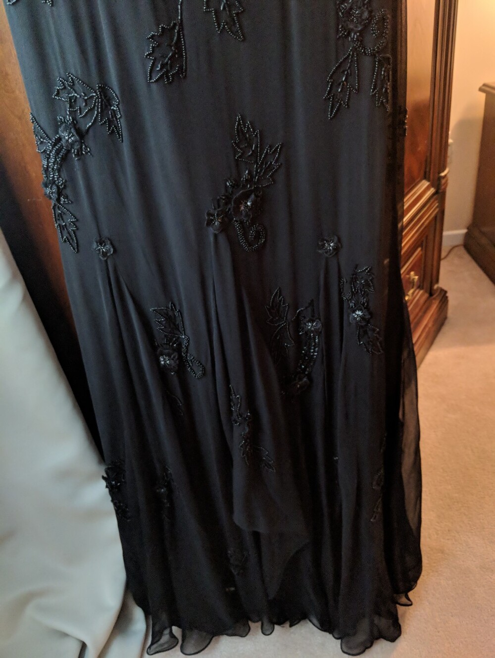 SCALA Black Beaded Maxi Dress - Picture 5 of 7
